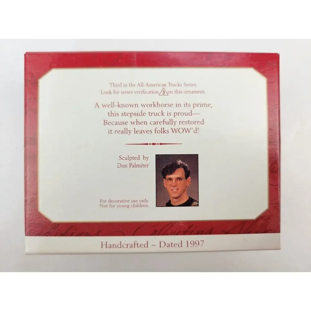Hallmark Keepsake Ornament 1953 GMC All American Trucks Red #3 in Series